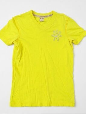 Hollister Bright Yellow Crew Neck Tee